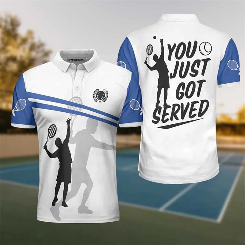 Moda Tennis Sport Polo stampata in 3D per uomo abbigliamento Casual Ball Jersey POLO maschile hawaiana Aloha bambini manica corta