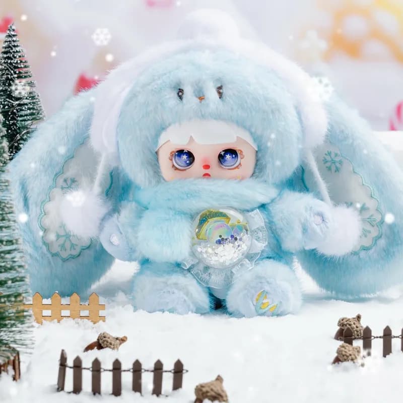 Mocici Sugar Rabbit Winter Warm Whispers Series Vinyl Plush Mystery Blind Box Cute Soft Doll Kawaii Trendy Toy Surprise Gifts