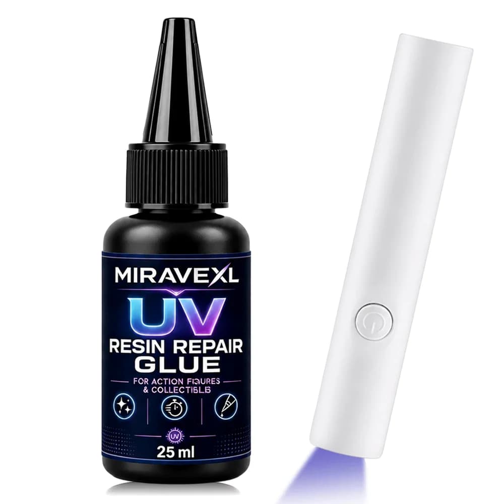 25g MIRAVEXL UV Epoxy Resin Glue DIY Jewelry Making High Transparency Fast Drying High Hardness Glue UV Lamp DIY Craft Decor