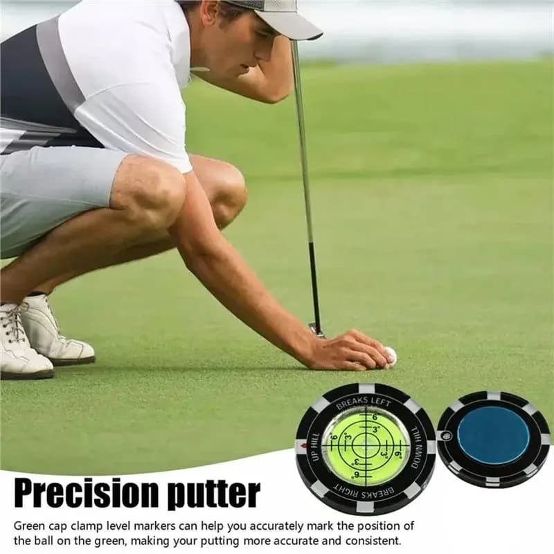 A64T for Golf Putt Ball for Marker Round Green Reader Slope Putting Aid for Accurate Putting Lines Practice Tool