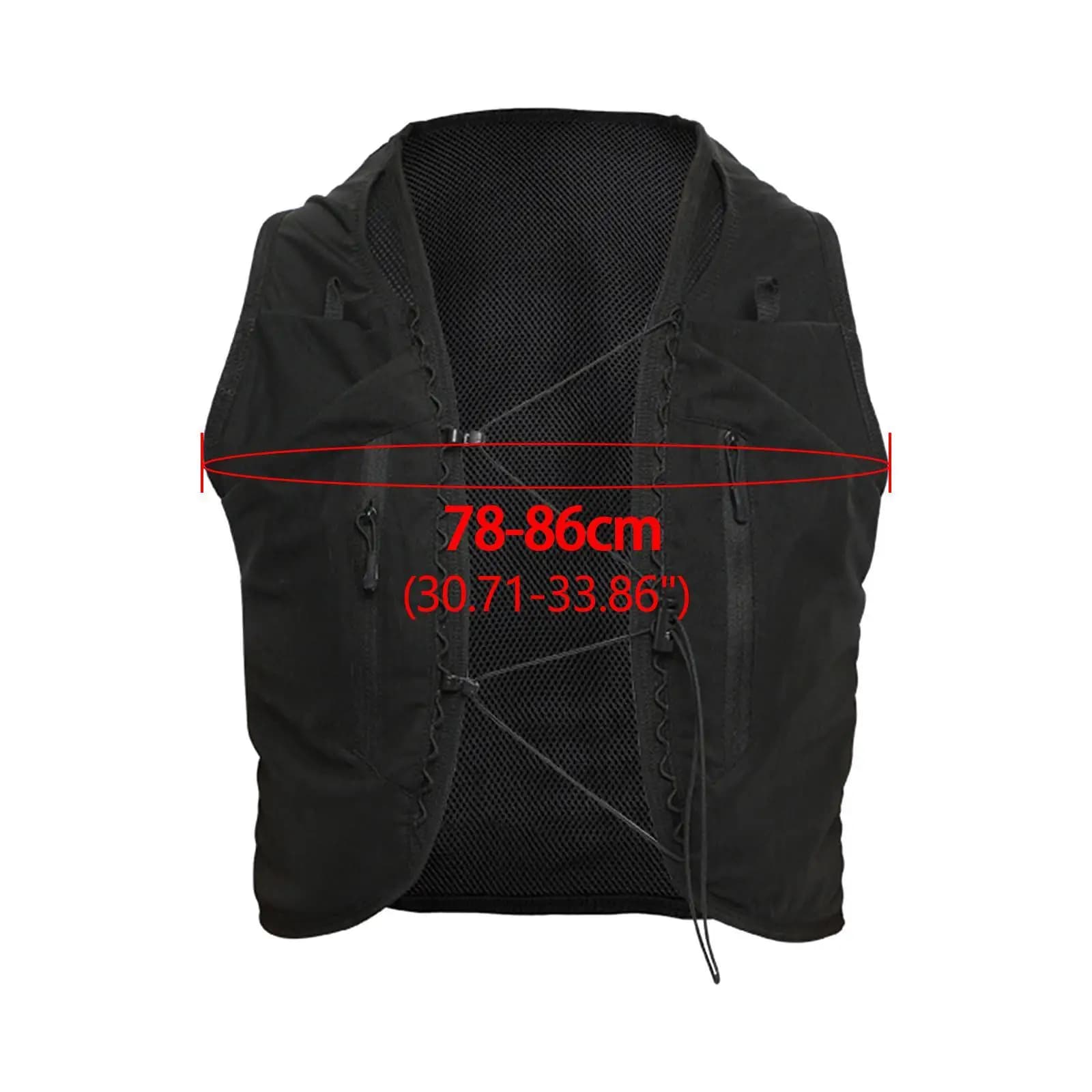 12L Breathable Sports Vest Vest for Men and Women - Motorcycle Backpack, Jogging and Cycling