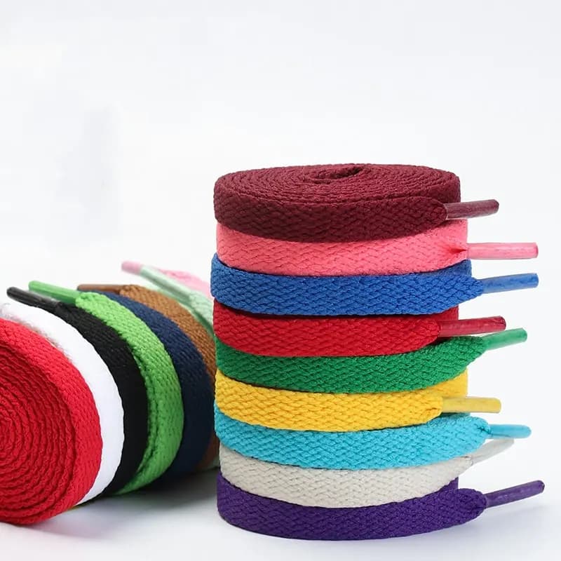 1 pair of flat laces rope laces of classical quality solid sneakers casual laces shoes accessories for shoes 100/120/140/160/180 cm