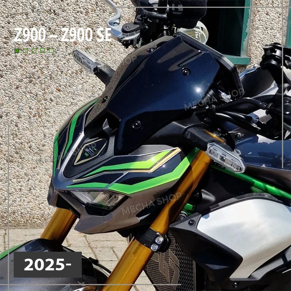 Accessori moto Serbatoio carburante Kit di protezione adesivo in resina 3D antigraffio impermeabile per Z900 SE Z 900 2025