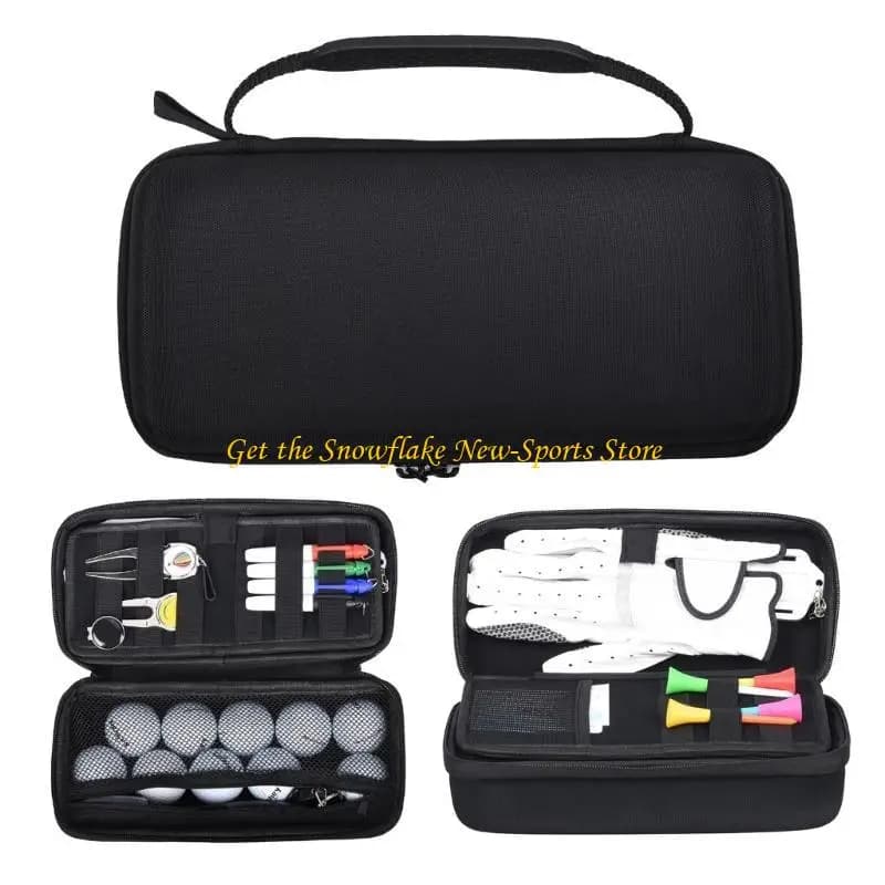 E56D Custodia protettiva per oggetti valore da golf Scatola portaoggetti portatile per palline da golf Custodia rigida Porta