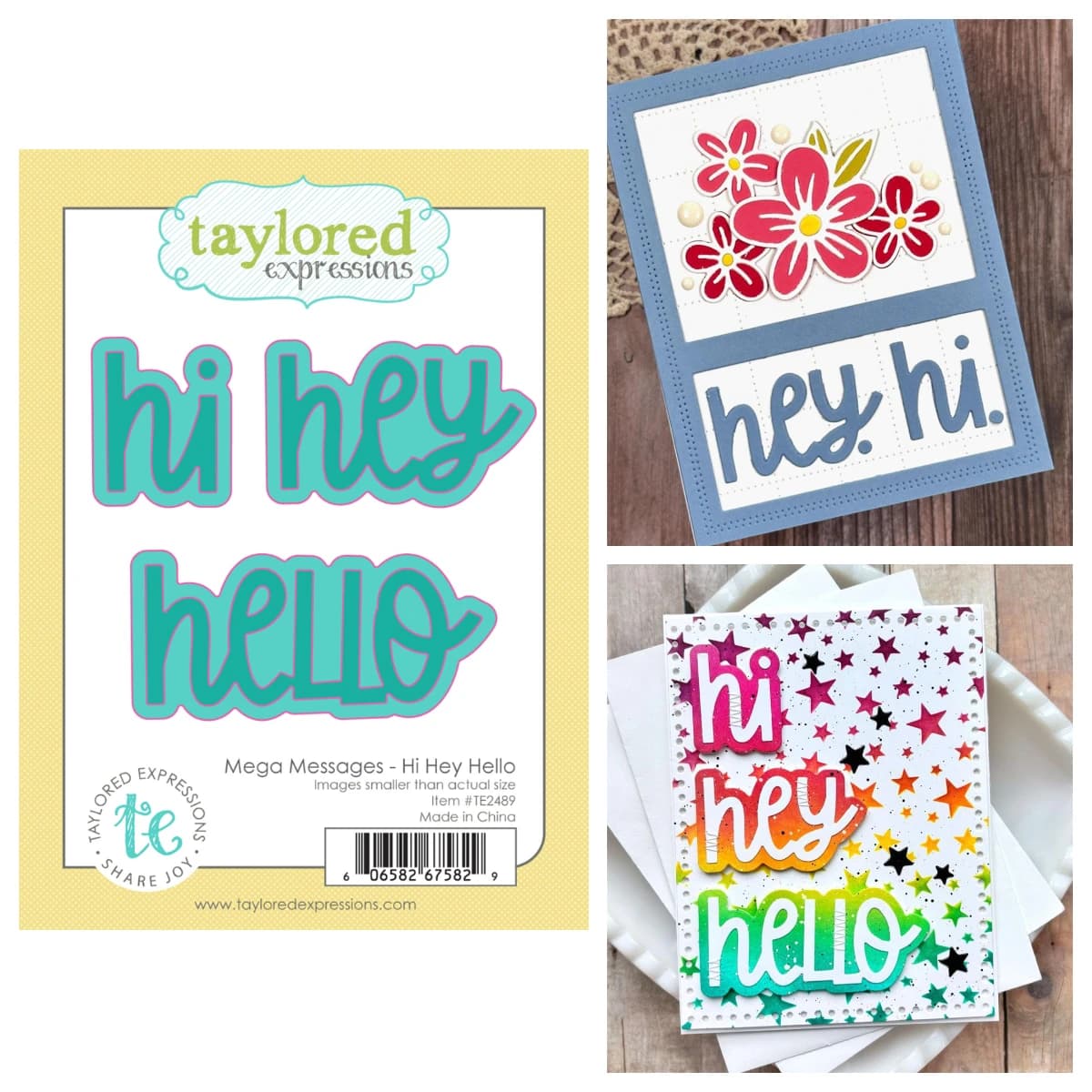 Mega Messages Die Set Hi Hey Hello Word Metal Cutting Dies Decoration Scrapbook DIY Paper Card Album Mould Cut Craft