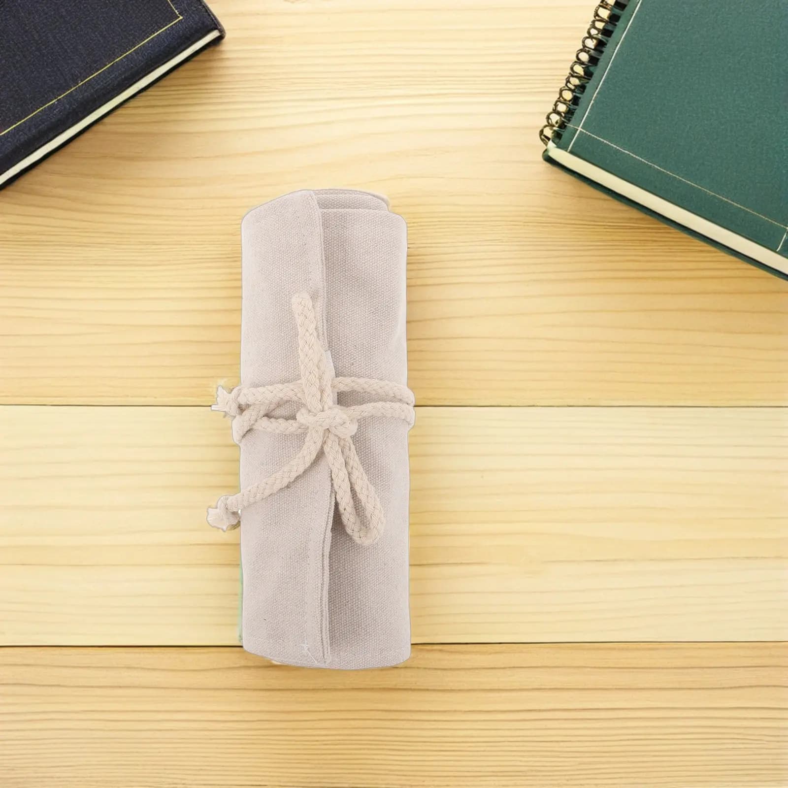 48 Slots Large Capacity Pencil Roll Up Case Canvas Artist Paint Brush Holder Storage Organizer Travel Paint Brush Roll Up Pouch