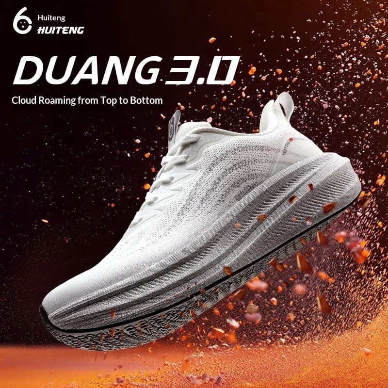 HUITENG DUANG 3.0 Ginocchiere traspiranti autunno e inverno Scarpe da corsa ammortizzanti Scarpe sportive comode e traspiranti