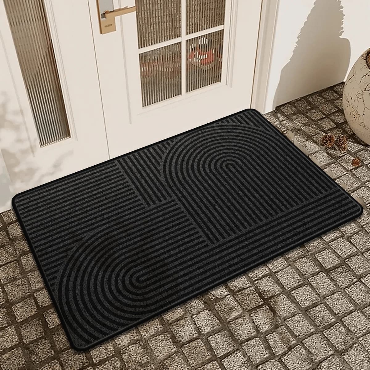 Porta semplice in velluto di cristallo, tappeto antiscivolo, portico, ingresso, scarpiera, bagno, tappetino assorbente