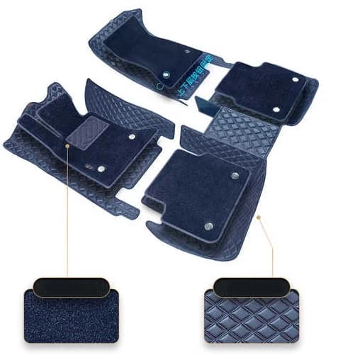 Per Peugeot 3008 2009-2023 Anni Auto Tappeti Doppio Strato Personalizzato Tappetini Per Auto Coche Accessori Fodere Per Pavimenti