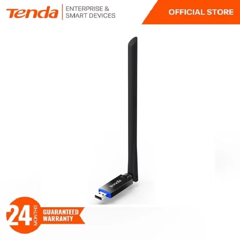 Tenda 5G U10 Potente adattatore WiFi Mini adattatore WiFi AC650Mbps 6dBi Antenna ad alto guadagno