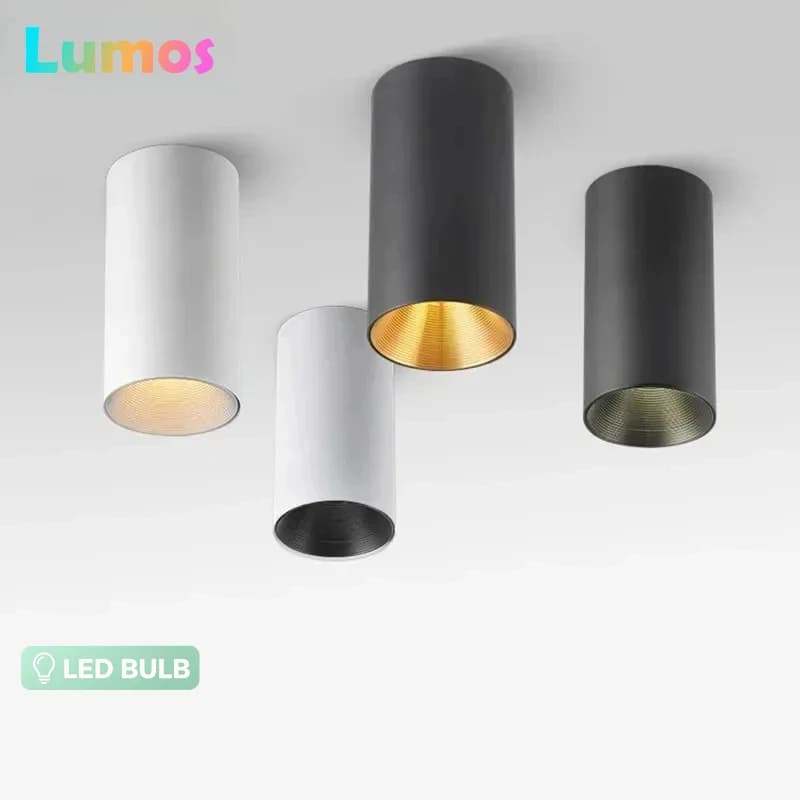Stand Led Ceiling Sensor Ring Free Shipping Picture Frame Light PD1 Surface Mounted Cylindrical COB Down