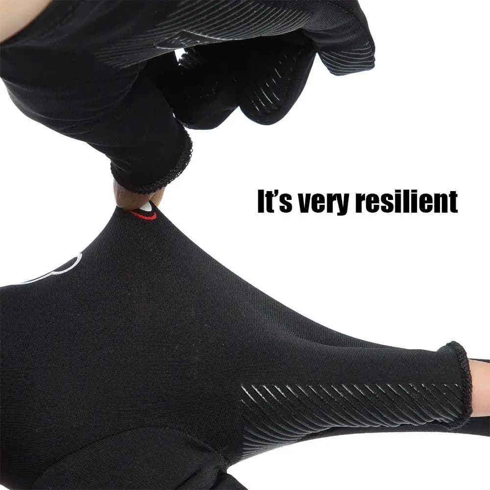 Guanti da equitazione anti-UV per protezione solare per sport all'aria aperta Guanti in seta di ghiaccio Guanti da guida Cinque dita