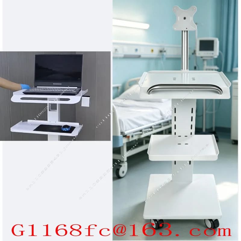 Trolley Stand Scanner Oral Clinic Laptop/ Desktop Holder Host Mobile