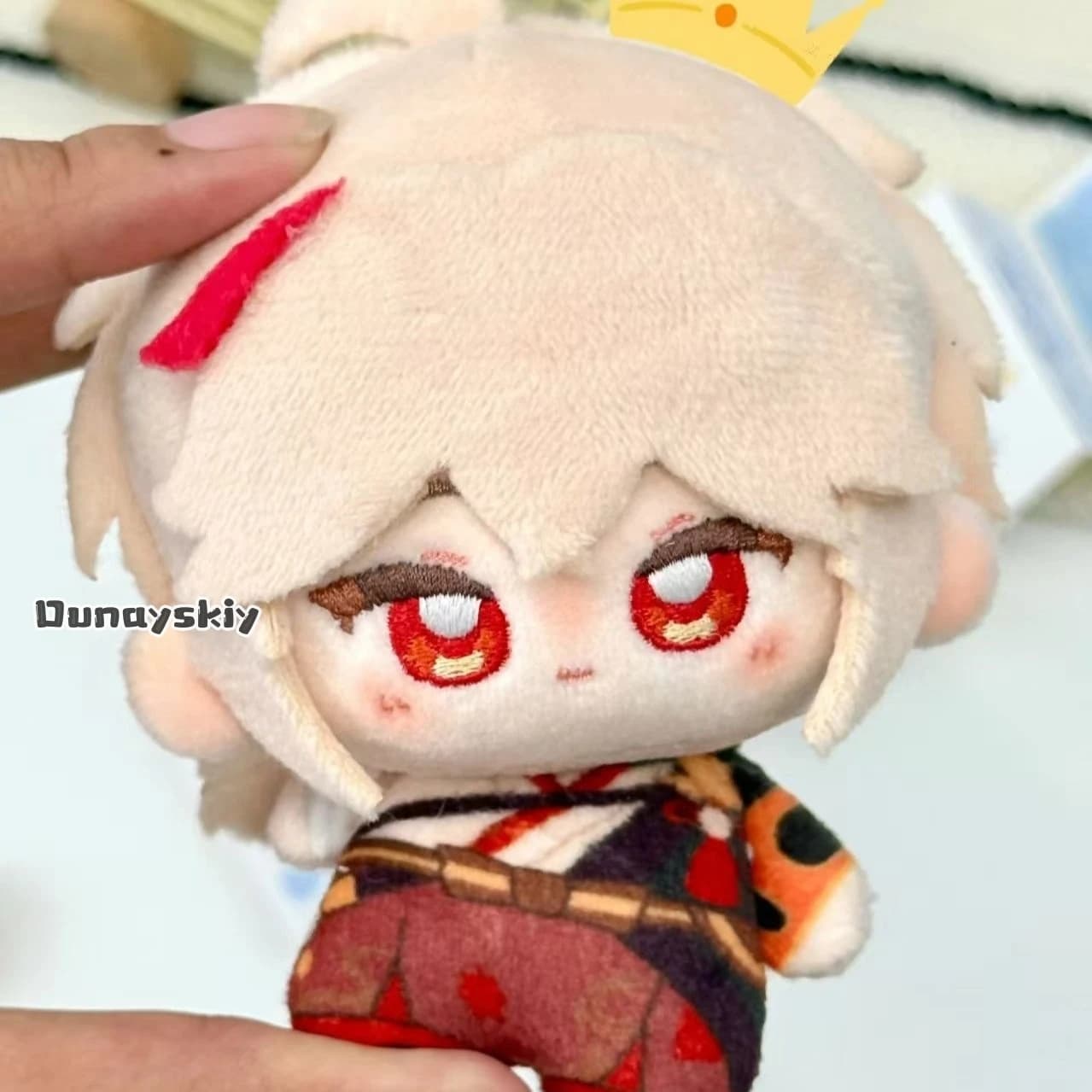 10CM Anime Genshin Impact Kaedehara Kazuha Costume Cosplay 10cm Peluche Puntelli Accessori Halloween Travestimento Decorazione