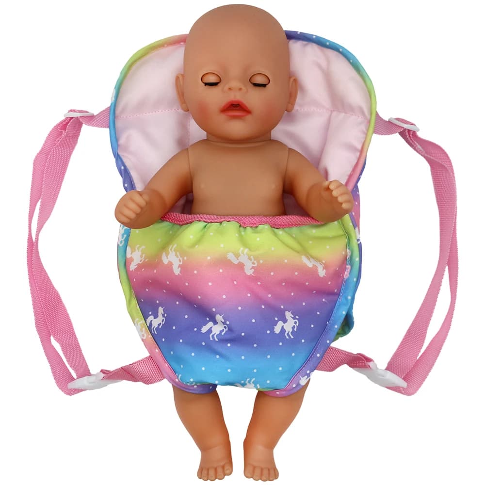 43cm Baby Dolls Carry Bag Doll Accessories 18 Inch Girl Doll Backpack Bag