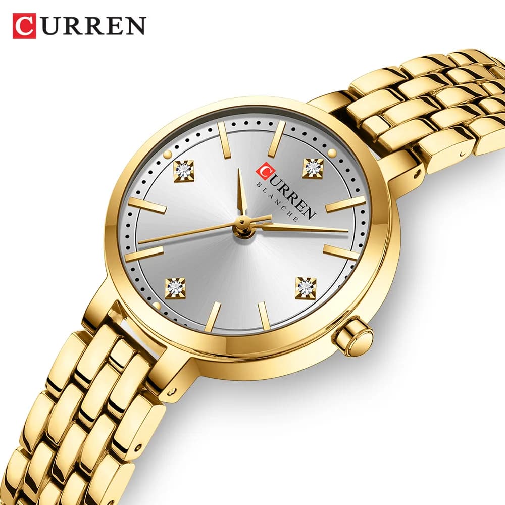 CURREN 9106 Elegant Wrist Watch for Women, Fashion Small Dial, Waterproof 30M, Women's Casual Watches, Female Relogio