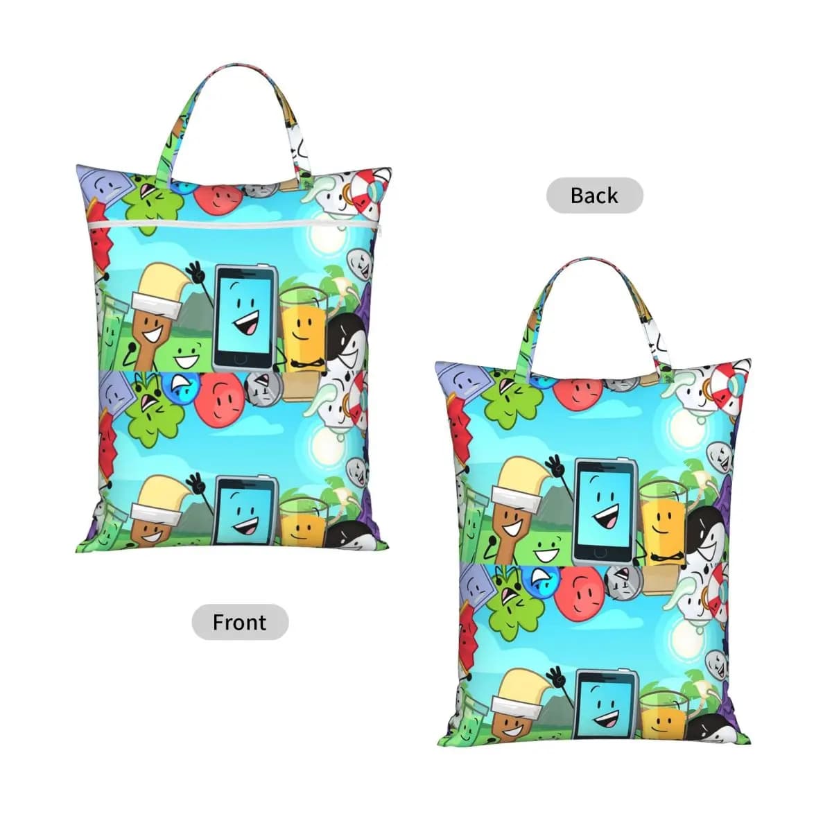 Inanimate Insanity Invitational Travel Laundry Bag Waterproof Reusable Dirty Clothes Pouch Gym Yoga Vacation Washing Basket