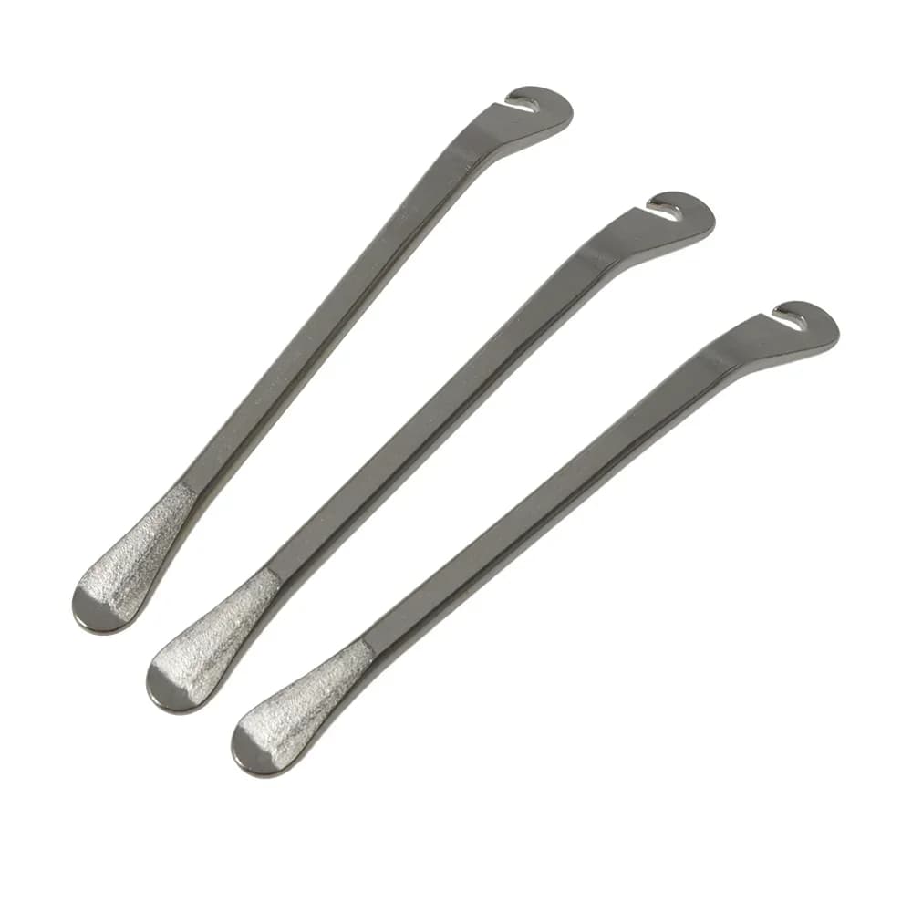 2 Pezzi Leva per Pneumatici Bici in Acciaio Inossidabile, Strumento per la Rimozione del Tubo, Apri Pneumatici, Leva per Riparazione Ruote Bici, Accessori