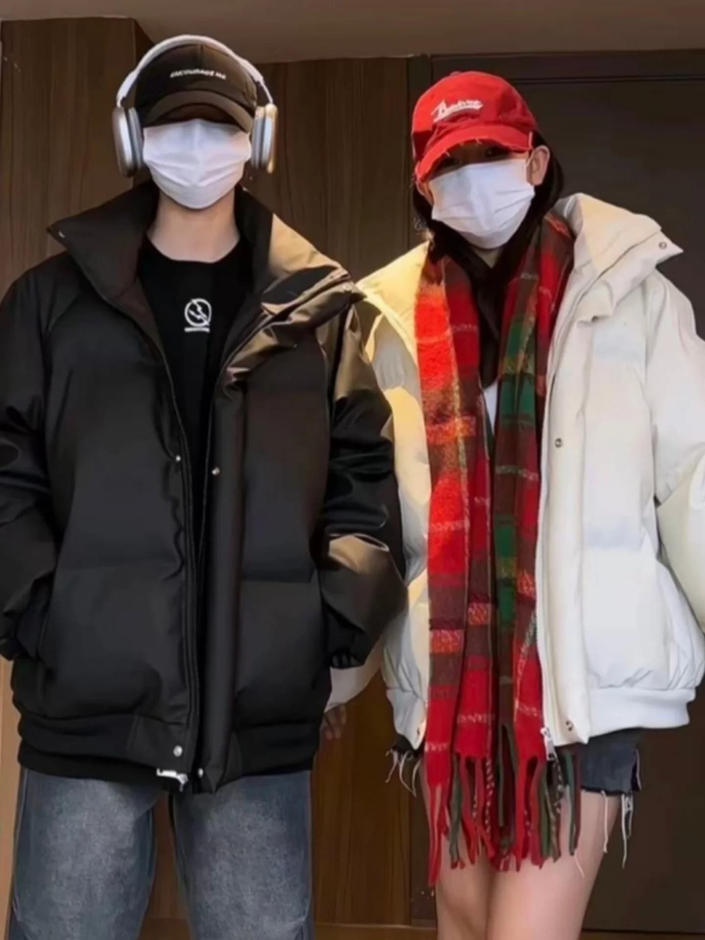 Giacca in cotone ispessito con collo alto, impermeabile, casual, calda, stile americano, ricamo, in pelle PU, cappotto in cotone, abbigliamento esterno per coppia
