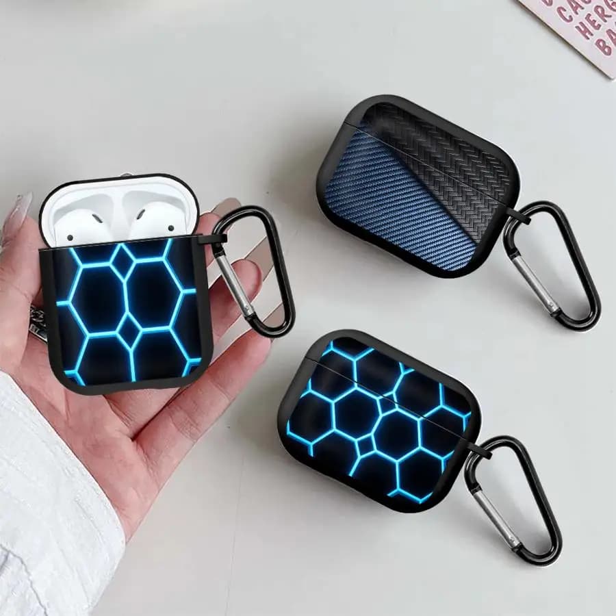 Custodie per auricolari in fibra di carbonio per Airpods 3 Pro3 4 1 2 Pro2 Pro
