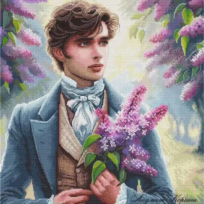 16035A Cross Stitch ONLY FLOSS NO FABRIC NOT Cross-stitch Kit Embroidery Needlework WITHOUT Fabric Homfun Painting Crossing