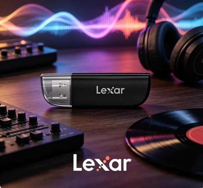 Lexar USB3.2 Gen1 Micro sd Card Reader RW300U Dual Card Slot 2 in 1 High Speed Cards Reader Read TF/SD Memory Card