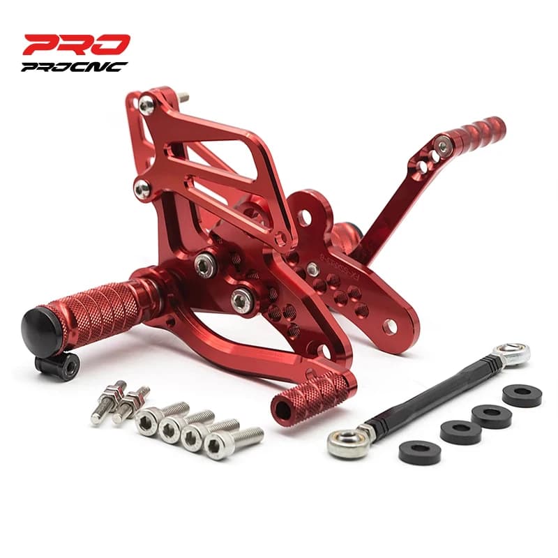 Per SUZUKI GSX1300 HAYABUSA 1999-2020 Moto Rearset Pedane Poggiapiedi Resto Posteriore Set In Alluminio Regolabile Moto Rearset