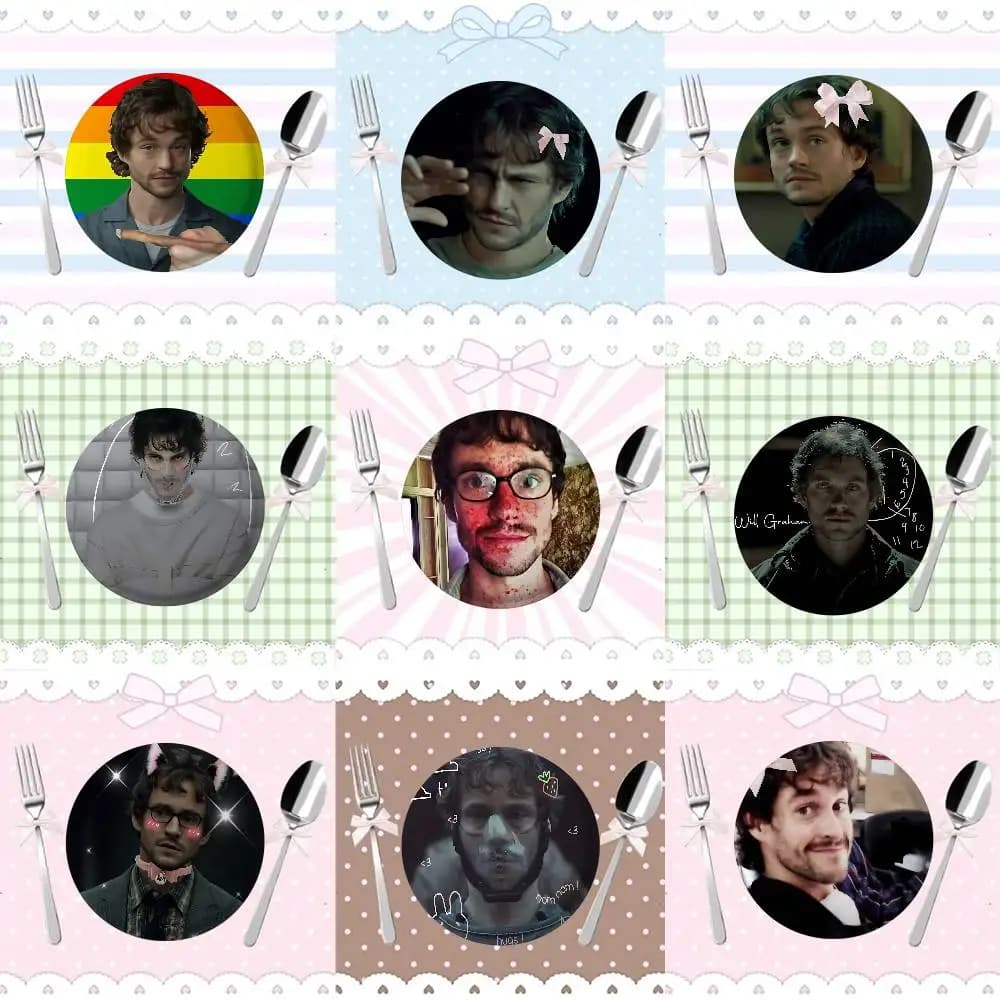 Funny A-Will Graham-w Hot Brooches On Backpack Decoration Round Enamel Pins For Jewelry Gifts Bag Accessorys