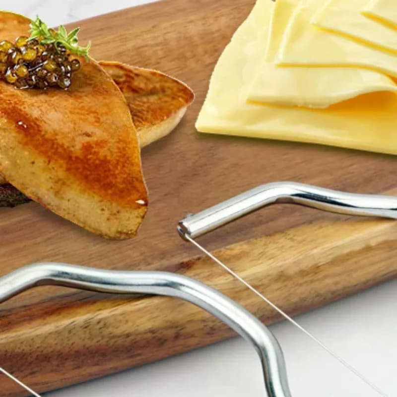 Size of stainless steel cheese, cut Foie Gras domestic, oven tools, butter knife, skewer, cheese slicer