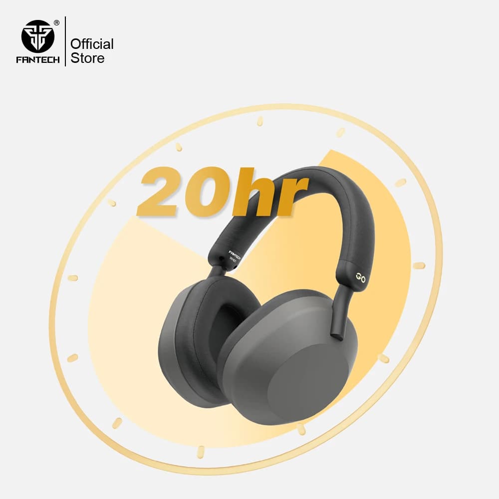 FANTECH GO TUNE WH06 Wireless Headphones 3.5 mm wired headphones 40 mm Driver 20 hours musical playback Headphones with microphone