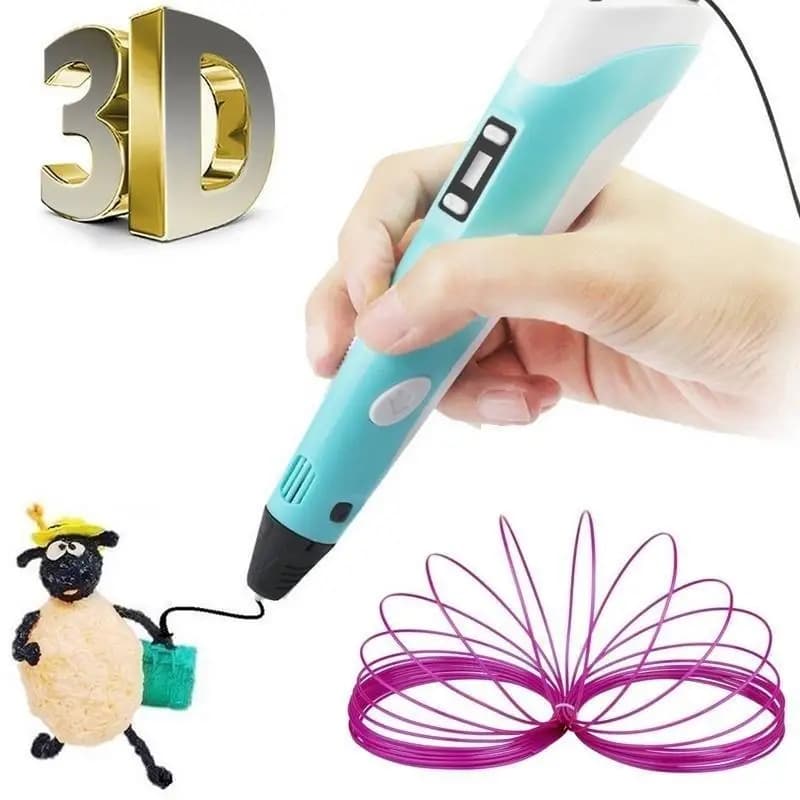 Nuovo pratico filamento per stampa da 1,75 mm ABS/PLA da 10 m per penna per stampante 3D (colore casuale)