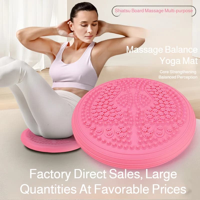 Balance Board Tappetino da yoga Integrazione sensoriale Attrezzatura per l'allenamento Tappetino per massaggio touch Tappetino per massaggio inferiore del piede Intrattenimento