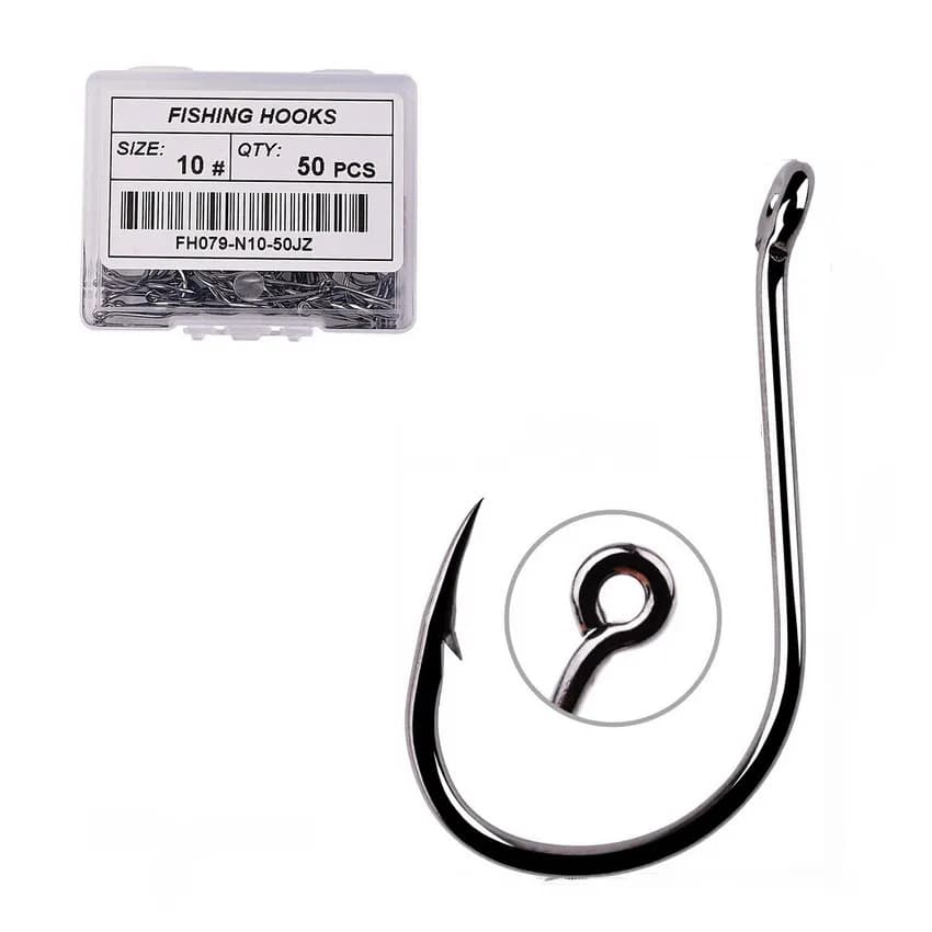 50 pz/20 pz amo rivestimento in acciaio inox ad alto tenore di carbonio ganci spinato ami da pesca alla carpa Anzol Pack con scatola originale al dettaglio