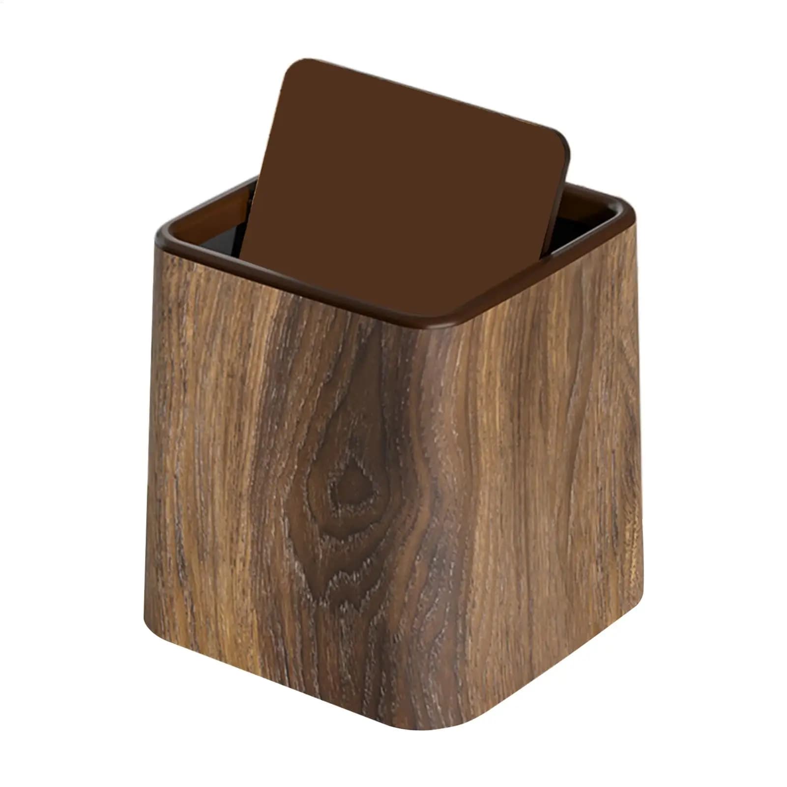 Mini cestino da tavolo Piccola pattumiera da scrivania Piccola pattumiera Cestino per rifiuti da tavolo Pattumiera con coperchio Contenitore di stoccaggio Accessori da tavolo