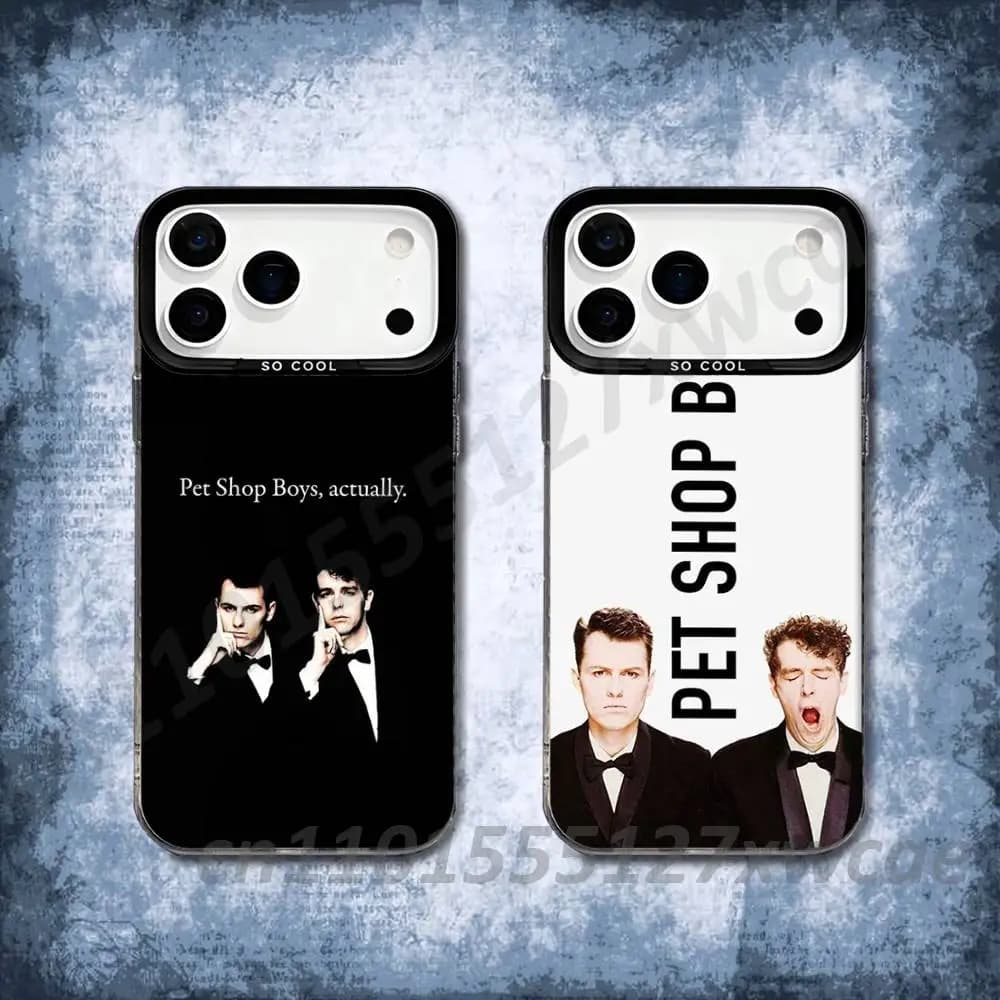 Band Pet S-Shop Boys Nonetheless Phone Case For IPhone 15,16,17,13,14,11,12,Pro,Max,Plus,E,Air,Mini Gray Matte Shockproof Cover
