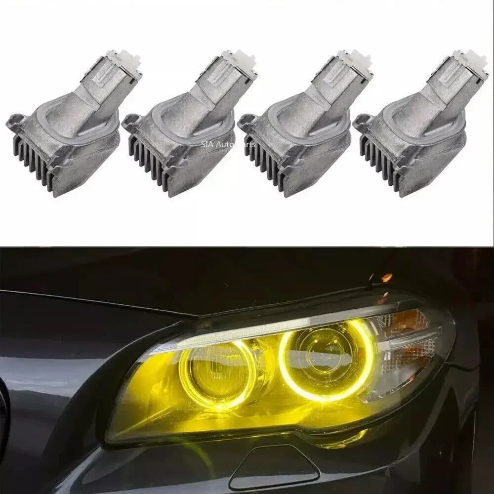 Nuovo 63117343876 LED giallo Angel Eyes DRL Modulo luce di marcia diurna per BMW Serie 5 F10 F11 F18 LCI 2014-2017 Fari