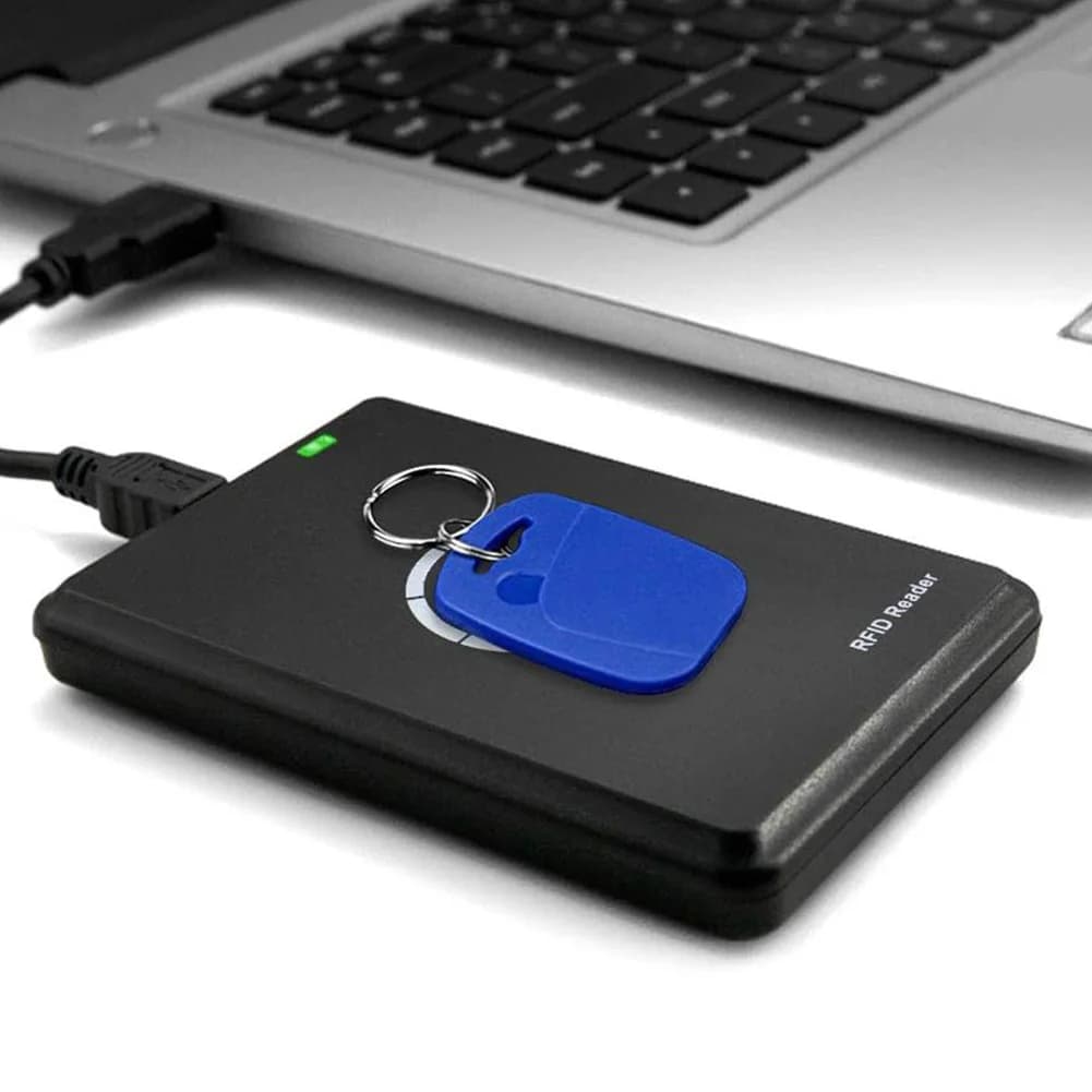 NFC Smart Card Reader Writer RFID Copiatrice Duplicatore 13.56MHz/125KHz/250KHz 125KHz Copiatrice di carte Chiave Tag Porta Sistema di controllo accessi