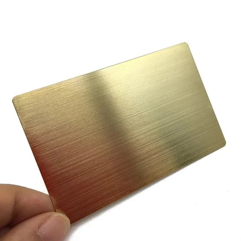 1 pcs 0.45mm Laser Engraving Cards, Perfect for Laser Marking, Metal ID Tags Gift Name Cards, Durable Scratch Resistant