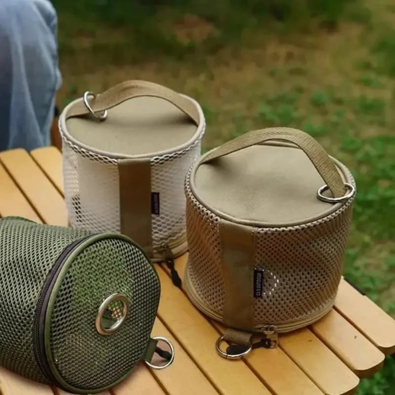 1PC Outdoor Camping Tissue Holder Toilet Paper Storage Pouch with Hook Portable Tissue Holder Tent-Mounted Napkin Holder