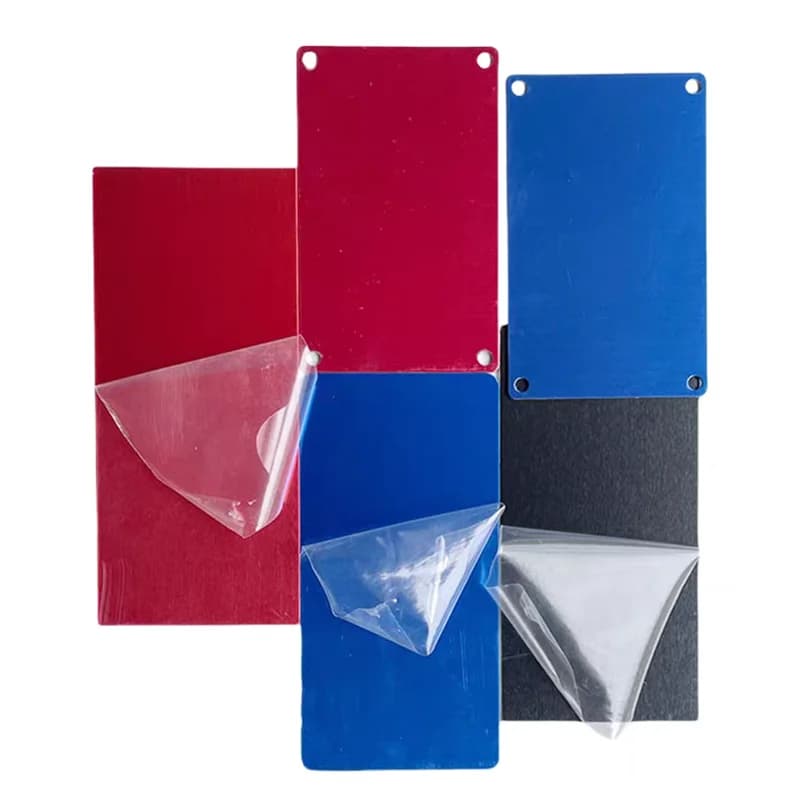 3 pz. Nere Blu Rosse per Tampografia, in Alluminio Anodizzato e Acciaio, per Lavorazione, Cartoncino Grezzo, Incisione Laser e Marcatura