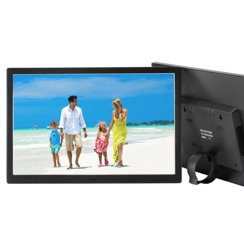 Cornice digitale da 21 pollici con schermo IPS touch screen ultra-chiaro per riprodurre foto e video.
