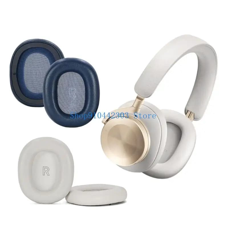 Cuscinetti auricolari in pelle pecora L4MD morbida imbottitura in spugna per cuscinetti auricolari H95ANC