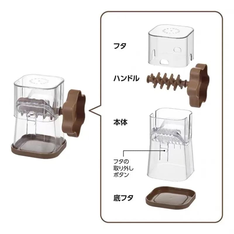 Nut Crusher Manual Peanut Masher Grinder Dried Fruit Grinding Tool Hand Walnut Chocolate Chopper for Walnut Chocolate Almonds
