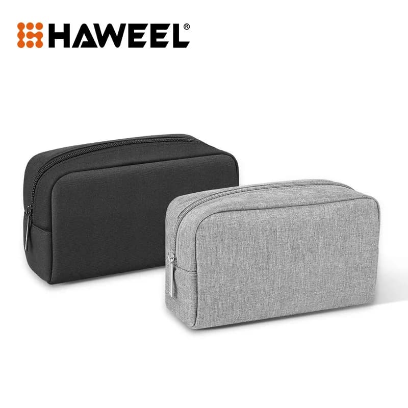 Gadget portatile Mini custodia digitale Custodia organizer con cerniera per cuffie Caricatore da viaggio a casa Cavo dati Power Bank Borsa USB