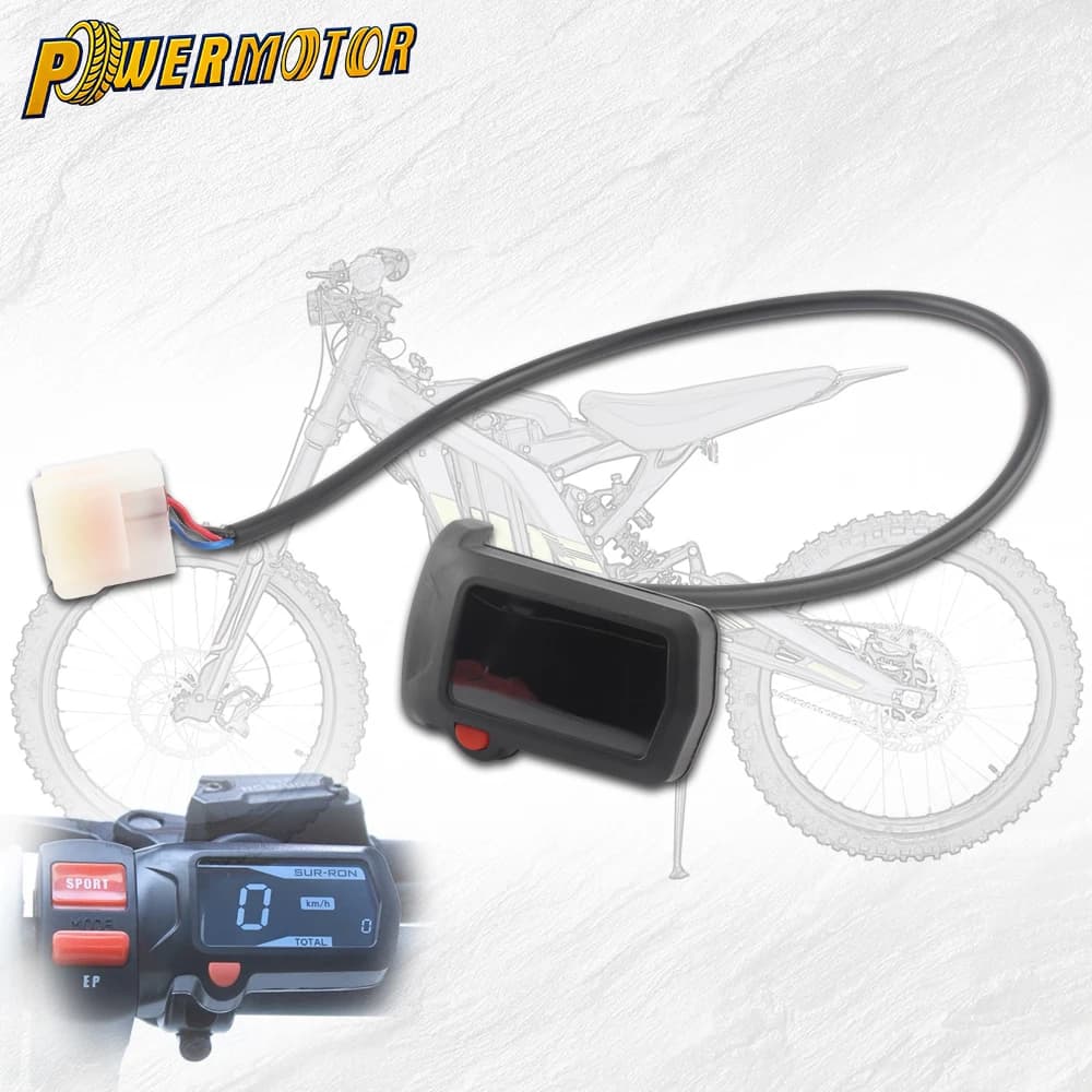 Per Surron Display LCD Misuratore Tachimetro Bici Elettrica Cruscotto Accessori Per Sur Ron Light Bee Parti Universali Del Motociclo