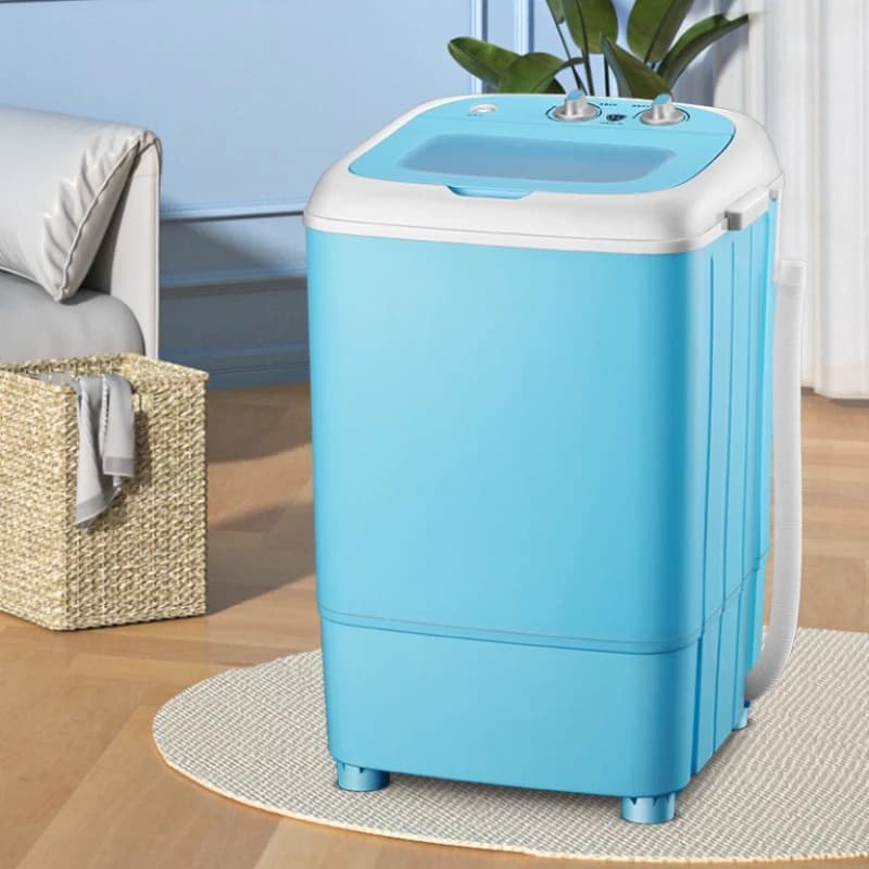 Mini lavatrice elettrica per uso domestico 220V macchina per bambini piccola spazzola per scarpe semiautomatica lavanderia a doppio scopo
