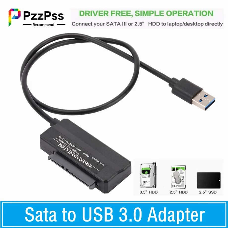 Cavo adattatore da Sata a USB 3.0 cavo da USB a SATA 3 supporto 22 Pin 2.5 3.5 pollici HDD esterno SSD connettore per Computer con disco rigido adatto