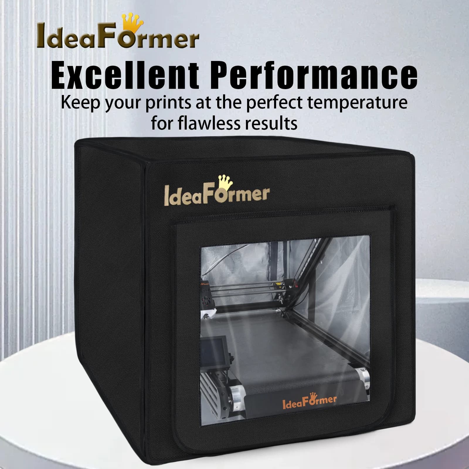 For Ideaformer IR3 V2 Conveyor Belt Printer Enclosure Constant temperature Printing Fireproof Noise prevention 3D Printer Parts