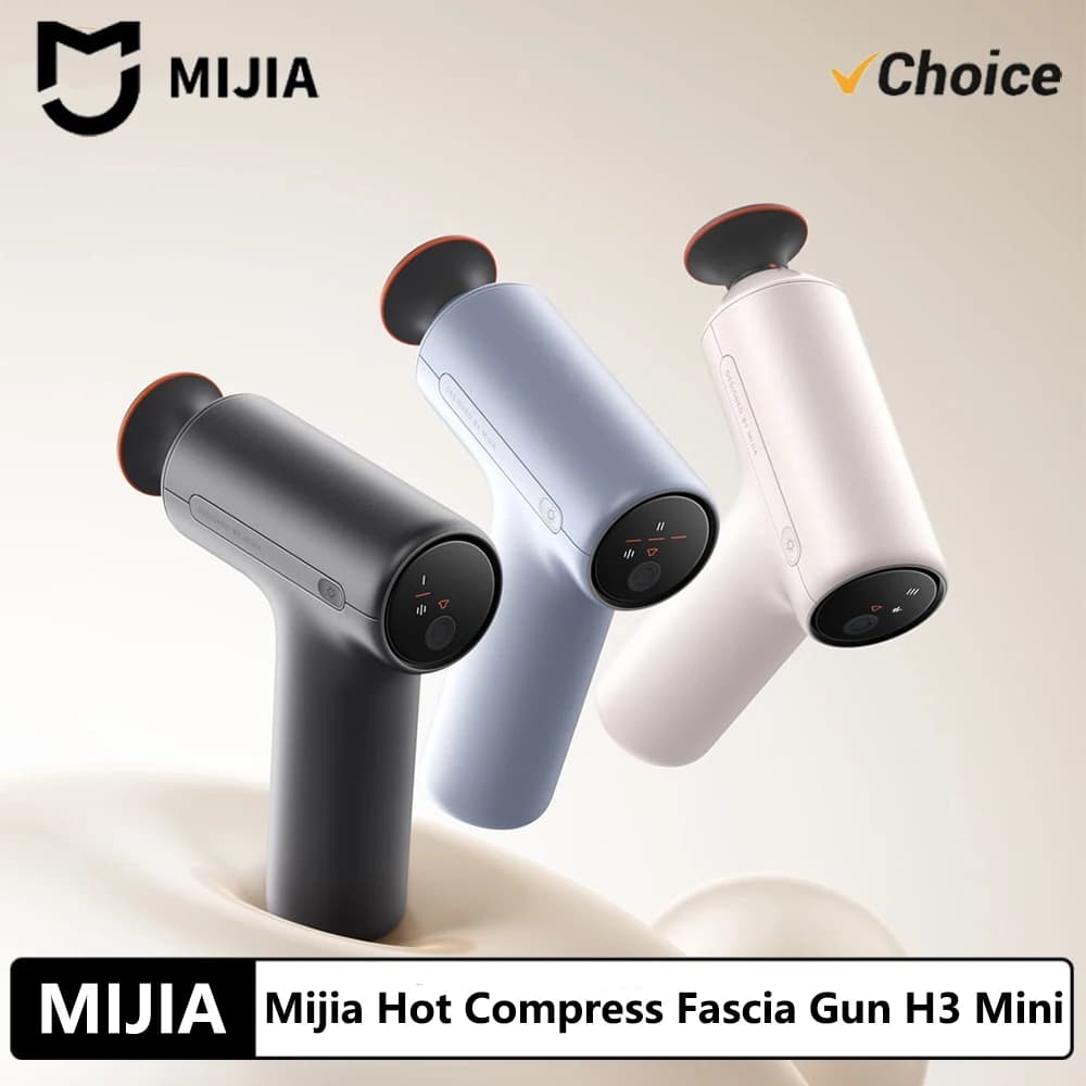 New Mijia H3 Mini 2025 Muscular Massage Pistola, Cald Compression, 12kg of Forte Spinta, for Sport and Fitness, Portable Massage Background for CN Muscles