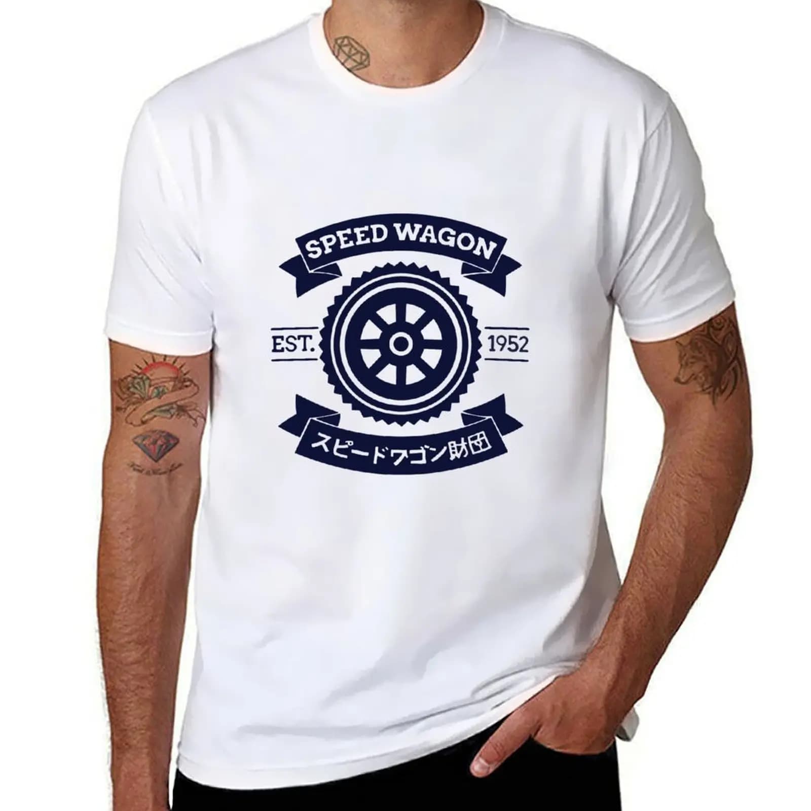 Speedwagon Foundation T-shirts funny cotton t-shirts for men T-shirt in cotton
